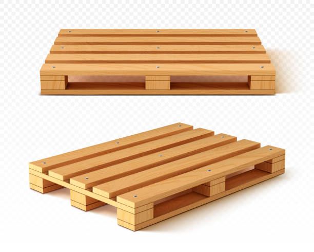 Wood pallets Edmonton warehouse stock